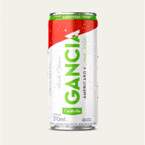 Gancia Americano + Lima Limón